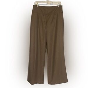 ESCADA light Brown Wide-Leg Women's Pants size 40 or US 10 wool/camel blend